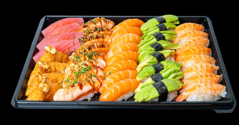 Sharing Nigiri, 40 bitar nigiri på bricka